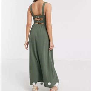 ASOS DESIGN maxi dress with buckle back